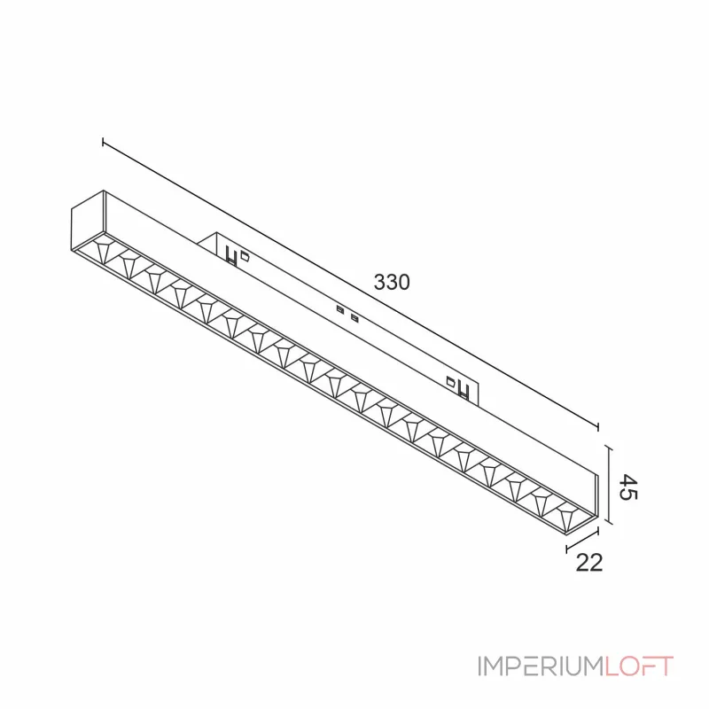 Светодиодный светильник для магнитной системы LeDron Rimi GDD20/JG18 White 4000K от ImperiumLoft