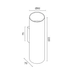 Настенный светильник под сменную лампу LeDron Danny mini 2 Danny mini 2 WS-GU10 BGl от ImperiumLoft