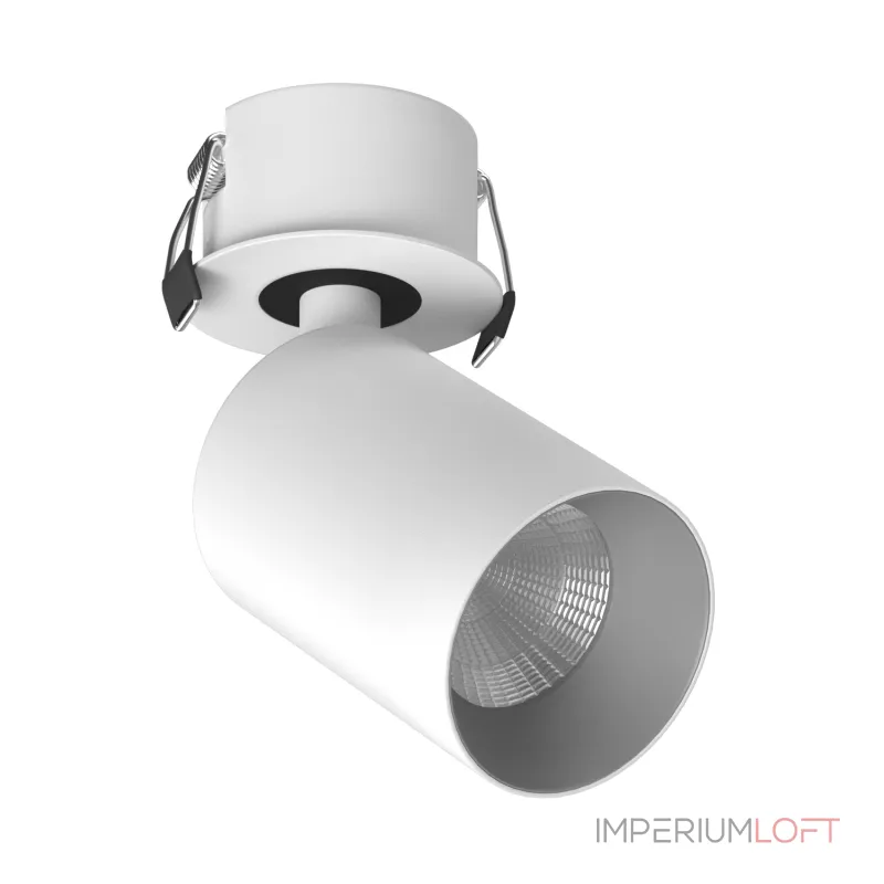 Встраиваемый поворотный светодиодный светильник LeDron SAGITONY SAGITONY R BASIC S60 W-Gr от ImperiumLoft