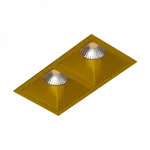 Встраиваемый светильник под сменную лампу LeDron RISE KIT2 RISE KIT2 Gold от ImperiumLoft