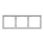 Рамка на 3 поста для розеток и выключателей LeDron 3 Frame PC White от ImperiumLoft