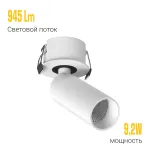 Встраиваемый поворотный светодиодный светильник LeDron SAGITONY SAGITONY R BASIC S40 W от ImperiumLoft