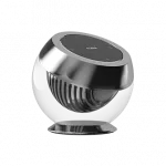 Кнопка на стеклянном держателе Crystal Smart Knob Silver от ImperiumLoft