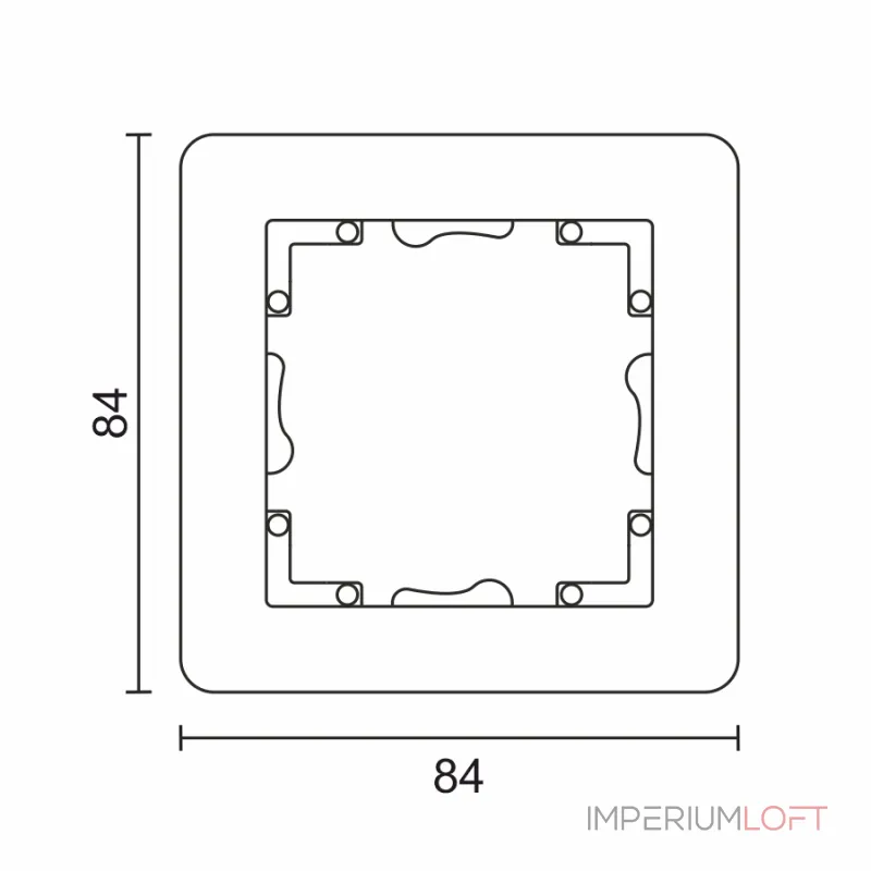Основание для RF-клавиши LeDron QS-Base от ImperiumLoft