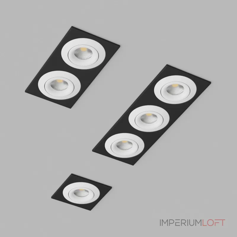 Встраиваемый поворотный светодиодный светильник LeDron LH07SB-R LH07SB-R SQ2 Black-White 20W 4000K DIM TRIAC от ImperiumLoft Встраиваемый поворотный светодиодный светильник LeDron LH07SB-R LH07SB-R SQ2 Black-White 20W 4000K DIM TRIAC от ImperiumLoft