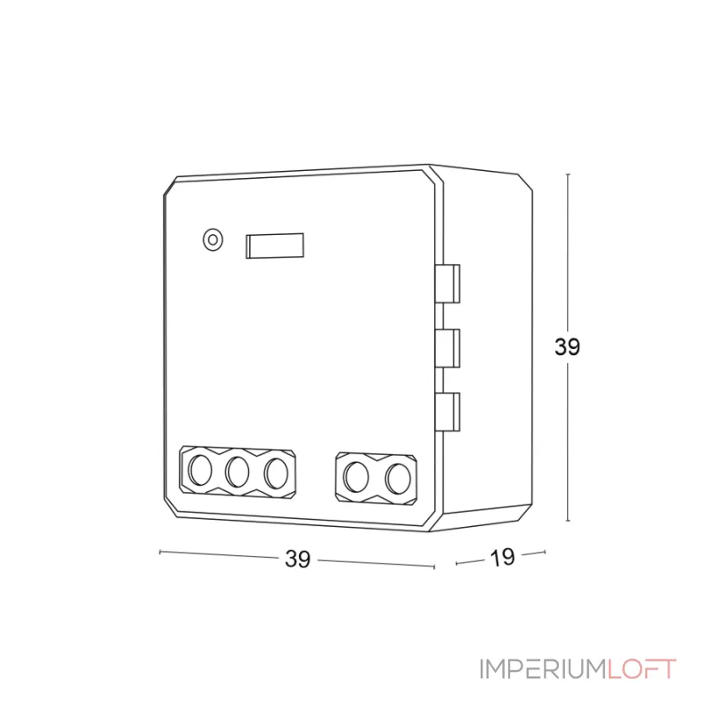 Модуль одноканальный LeDron QS-ZigbeeSEC01 от ImperiumLoft Модуль одноканальный LeDron QS-ZigbeeSEC01 от ImperiumLoft