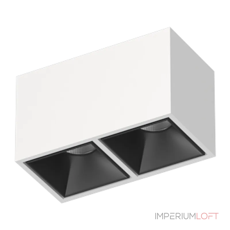 Потолочный светильник Ledron KUBING 2 White-Black 4000K от ImperiumLoft Потолочный светильник Ledron KUBING 2 White-Black 4000K от ImperiumLoft