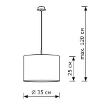 Подвесной светильник LightHall Alicen 35 LH022027