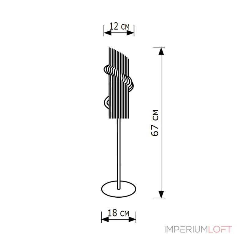 Настольная лампа LightHall Eden LH012010 Настольная лампа LightHall Eden LH012010