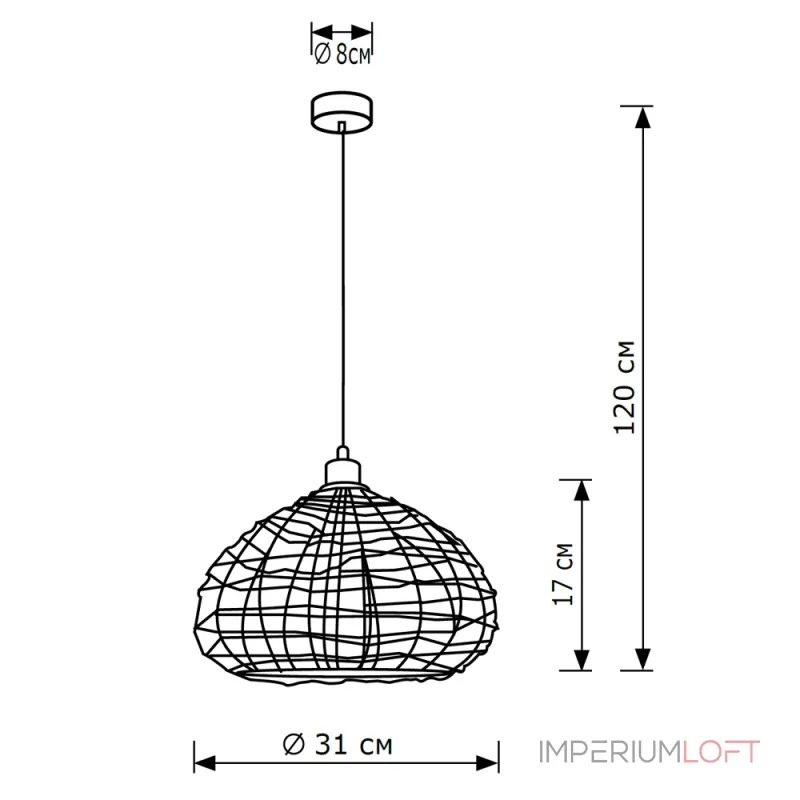 Подвесной светильник LightHall Cord LH032098