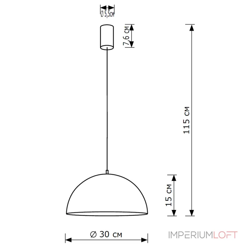 Подвесной светильник LightHall Aurora 30 LH032033