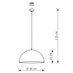 Подвесной светильник LightHall Amber 30 LH032023