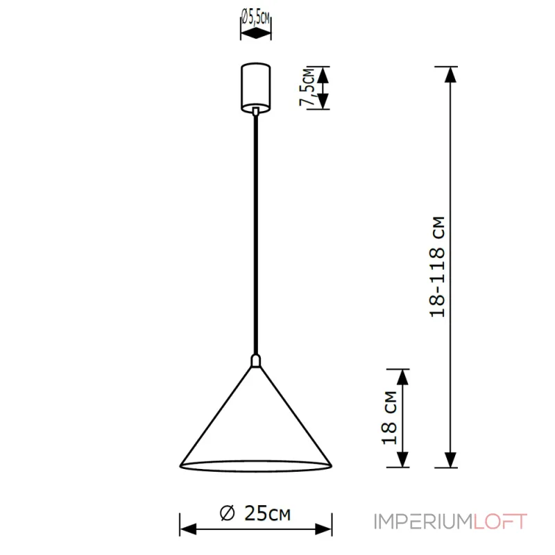 Подвесной светильник LightHall Vizor LH032061 Подвесной светильник LightHall Vizor LH032061