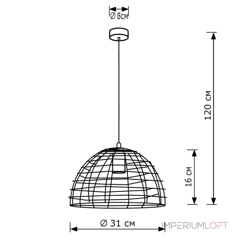 Подвесной светильник LightHall Basket LH032096 Подвесной светильник LightHall Basket LH032096
