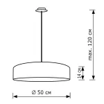 Подвесной светильник LightHall Turdan 50 LH022015