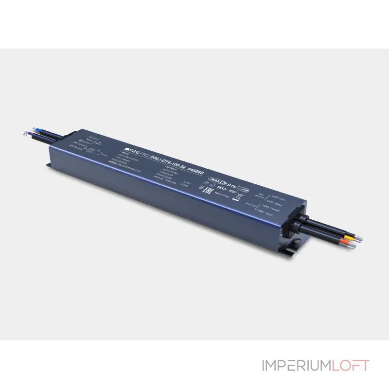 Диммируемый блок питания для светодиодных лент DALI SWG PRO DALI-DT6-100-24 от ImperiumLoft Диммируемый блок питания для светодиодных лент DALI SWG PRO DALI-DT6-100-24 от ImperiumLoft