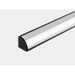 Алюминиевый профиль угловой черный SWG Standard SF-1616-BL от ImperiumLoft