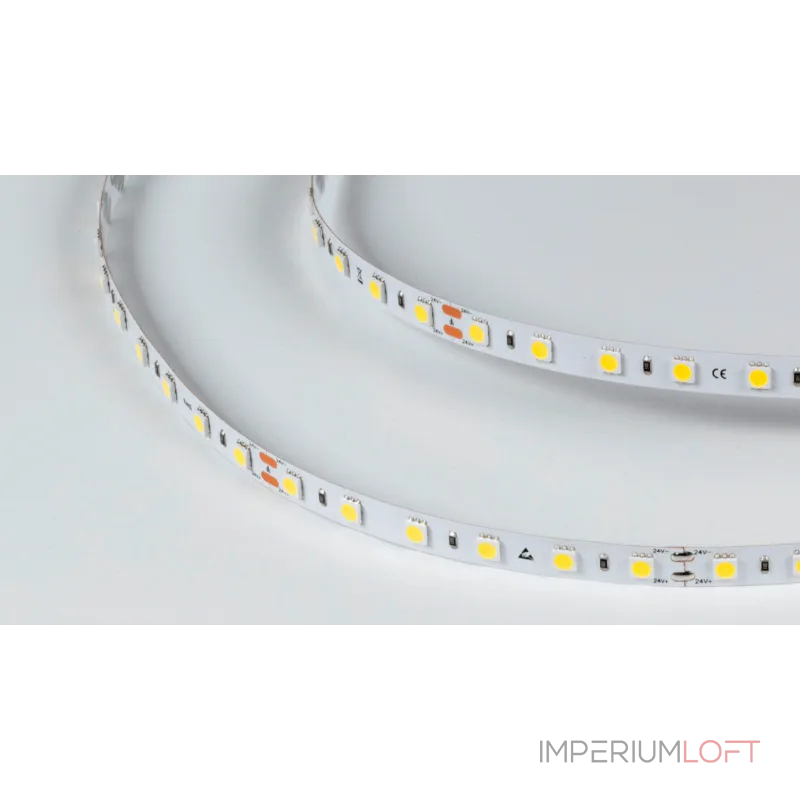 Светодиодная лента LUX, 5050, 60 LED/м, 14,4 Вт/м, 24В, IP33, Холодный белый (6000K), DSG560-24-W-33 от NovaLamp