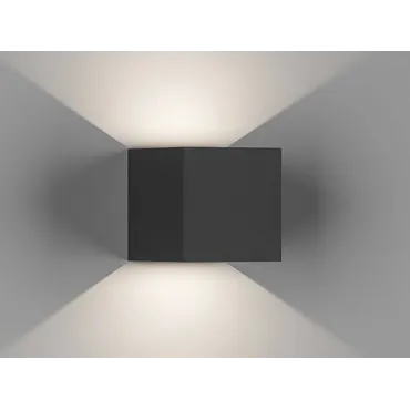 Светильник настенный GW NEXT чёрный 3000K GW-A310-6-BL-WW