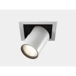 Светильник светодиодный потолочный встраиваемый поворотно-выдвижной, серия SPL, Ч/Б, 12Вт, IP20, Тёплый белый (3000К), SPL-SQ1-12-WW от ImperiumLoft
