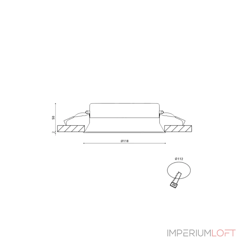 Светильник светодиодный диммируемый потолочный встраиваемый , серия WL-BQ, Белый, 20Вт, IP44, Нейтральный белый (4000К), BQ009120-WH-NW от NovaLamp