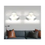 Светильник настенный GW PALMIRA белый, 9 Вт, 3000K, GW-1101-3-9-WH-WW от NovaLamp