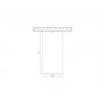 Светильник VILLY потолочный накладной 15Вт 4000K Чёрный VL-BASE-BL-NW от ImperiumLoft