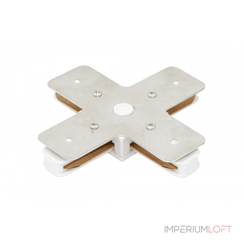 X-Коннектор для однофазных трековых систем, белый,CN2-WH-X от NovaLamp X-Коннектор для однофазных трековых систем, белый,CN2-WH-X от NovaLamp