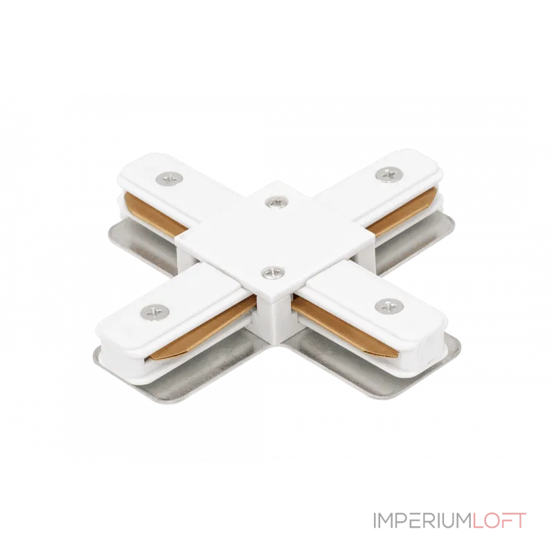 X-Коннектор для однофазных трековых систем, белый,CN2-WH-X от NovaLamp X-Коннектор для однофазных трековых систем, белый,CN2-WH-X от NovaLamp