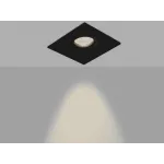 Корпус светильника потолочный встраиваемый наклонно-поворотный, COMBO-2S1-BL, Черный, IP20, COMBO-2S1-BL от ImperiumLoft