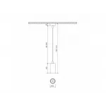 Крепление сменное М6 для светильников MINI VILLY, подвесное, цвет Черный, MINI-VL-M6-BL от ImperiumLoft