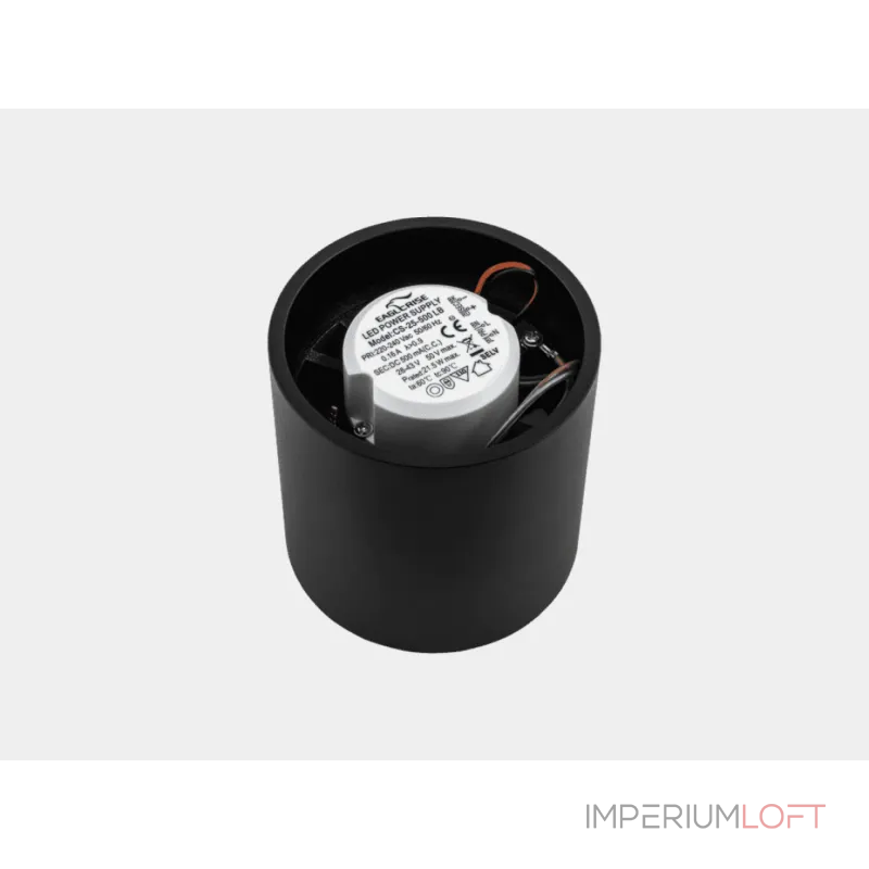 Светильник светодиодный потолочный накладной , серия GW, Черный, 20Вт, IP20, Тёплый белый (3000К), GW-8701-20-BL-WW от NovaLamp