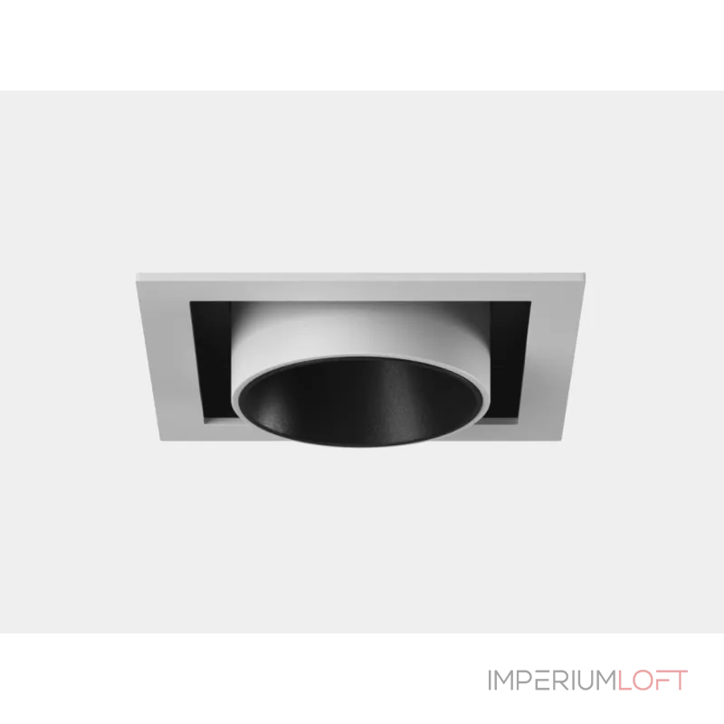 Светильник светодиодный потолочный встраиваемый поворотно-выдвижной, серия SPL, Ч/Б, 12Вт, IP20, Нейтральный белый (4000К), SPL-SQ1-12-NW от NovaLamp