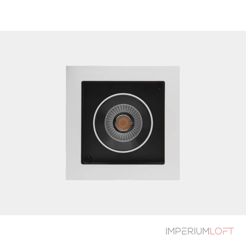 Светильник светодиодный потолочный встраиваемый поворотно-выдвижной, серия SPL, Ч/Б, 12Вт, IP20, Нейтральный белый (4000К), SPL-SQ1-12-NW от NovaLamp