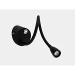 Светильник настенный WL BED 3 Вт, черный с диммером, BQ004103-A-3-DIM-BL-WW от NovaLamp