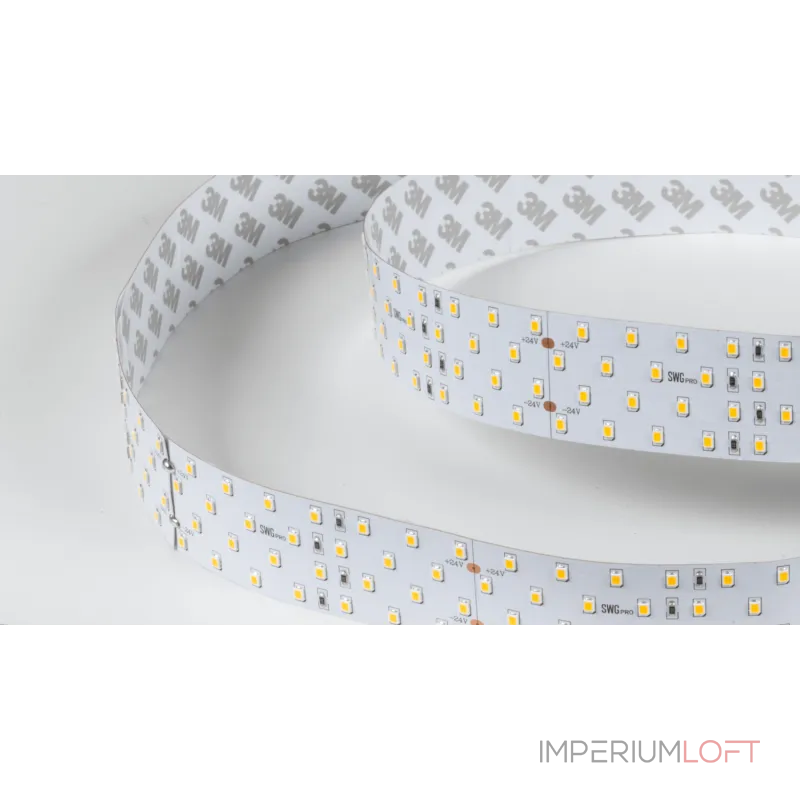 Светодиодная лента SWG PRO 2835, 280 LED/м, 26 Вт/м, 24В , IP20, Цвет: Тёплый белый, SWG2P280-24-26-WW-20 от ImperiumLoft Светодиодная лента SWG PRO 2835, 280 LED/м, 26 Вт/м, 24В , IP20, Цвет: Тёплый белый, SWG2P280-24-26-WW-20 от ImperiumLoft
