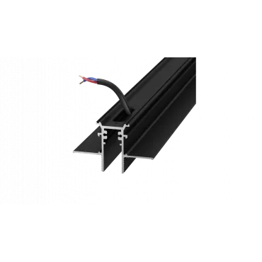 Трек магнитный встраиваемый с проводами серии SY MINI 48В Чёрный SY-mini-TR-RC-001293-48-2.5 Трек магнитный встраиваемый с проводами серии SY MINI 48В Чёрный SY-mini-TR-RC-001293-48-2.5