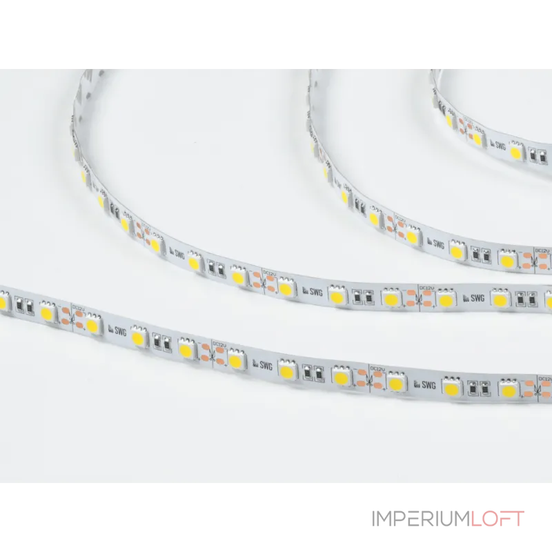 Светодиодная лента 5050, 60 LED/м, 14,4 Вт/м, 12В , IP20, Цвет: Нейтральный белый, SWG560-12-14.4-NW-M от ImperiumLoft Светодиодная лента 5050, 60 LED/м, 14,4 Вт/м, 12В , IP20, Цвет: Нейтральный белый, SWG560-12-14.4-NW-M от ImperiumLoft
