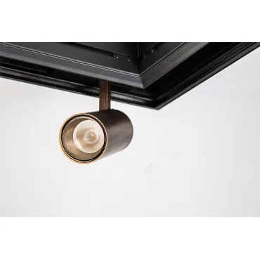 Светильник трековый для низковольтного трека SY Латунь SY-601201-BR-10-36-NW