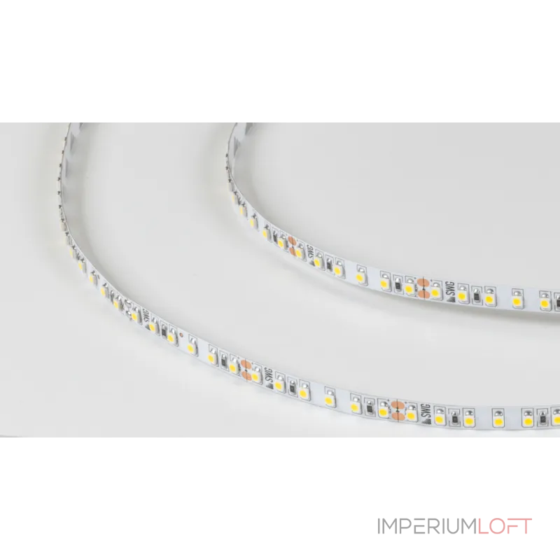 Светодиодная лента 3528, 120 LED/м, 9,6 Вт/м, 24В , IP20, Цвет: Нейтральный белый, SWG3120-24-9.6-NW-M от ImperiumLoft