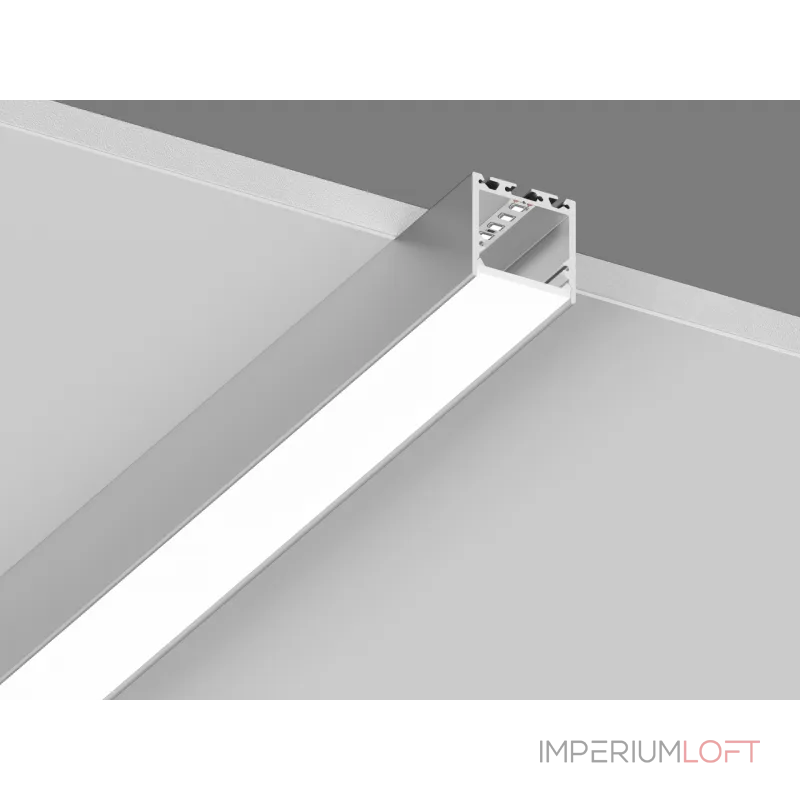 Подвесной/накладной алюминиевый профиль Design LED LS3535, 2500 мм, анодированный, LS.3535-R от NovaLamp