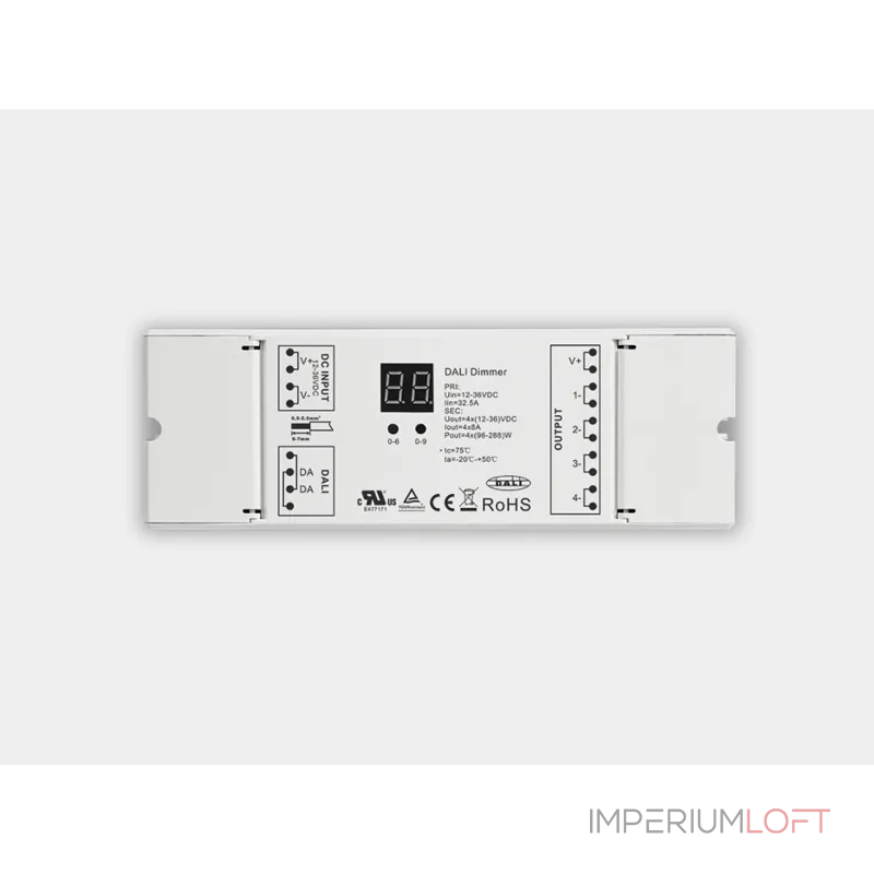 Dali диммер универсальный для лент 4х8А, DALI-DT6-GR4 от ImperiumLoft