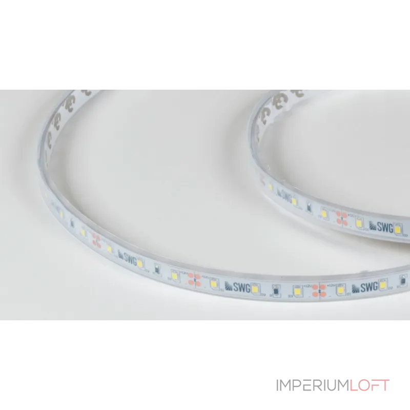 Светодиодная лента 2835, 60 LED/м, 4,8 Вт/м, 12В , IP66, 3M, Цвет: Холодный белый, SWG260-12-4.8-W-66-M от ImperiumLoft Светодиодная лента 2835, 60 LED/м, 4,8 Вт/м, 12В , IP66, 3M, Цвет: Холодный белый, SWG260-12-4.8-W-66-M от ImperiumLoft