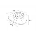 Бра декоративное , Белый, 7Вт, 3000K, IP20, ML-TR184-WH-WW от NovaLamp