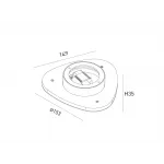 Бра декоративное , Белый, 7Вт, 3000K, IP20, ML-TR153-WH-WW от NovaLamp