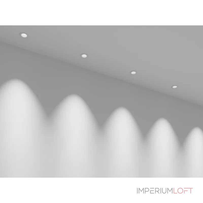 Светильник светодиодный Встраиваемый , серия MICRO, Белый, 1Вт, IP20, Тёплый белый (3000К) , DL-74180WH-1-WW от NovaLamp