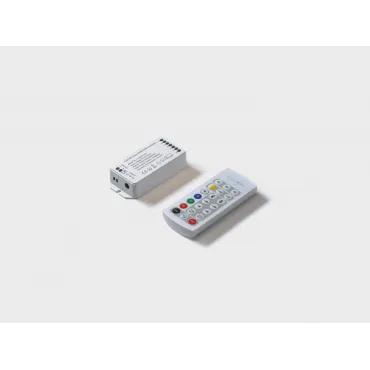 Контроллер RGB+CCT 2.4G с пультом 21 кноп. DC12/24V <16A(MAX) SW-RGB-CW-2.4G-16A