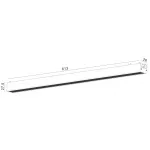 Светильник трековый SLIM, 48В 24W черный 2700-6000К, DL-SLIM-DFBL-24-CCT от ImperiumLoft