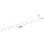 Светильник трековый SLIM, 48В 18W черный 2700-6000К, DL-SLIM-DRBL-18-CCT от ImperiumLoft