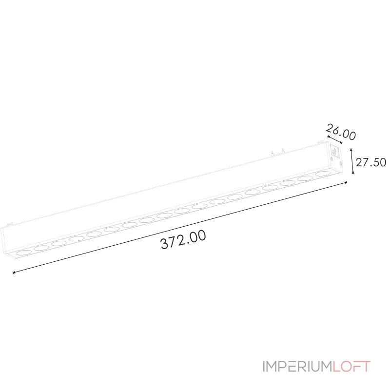 Светильник трековый SLIM, 48В 18W черный 2700-6000К, DL-SLIM-DRBL-18-CCT от ImperiumLoft Светильник трековый SLIM, 48В 18W черный 2700-6000К, DL-SLIM-DRBL-18-CCT от ImperiumLoft